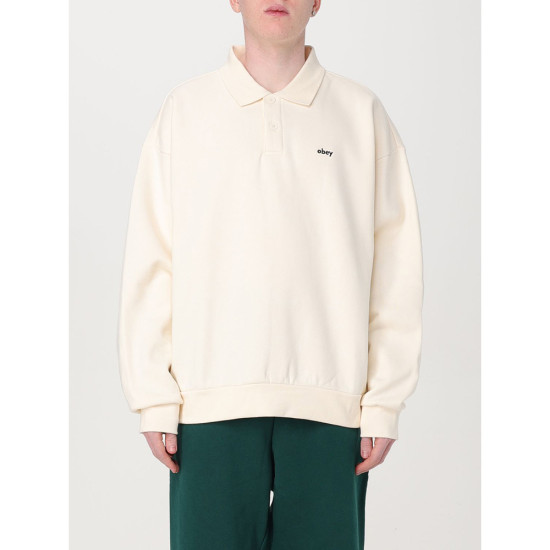 Obey Ανδρική μακρυμάνικη μπλούζα Lowercase Fleece Polo